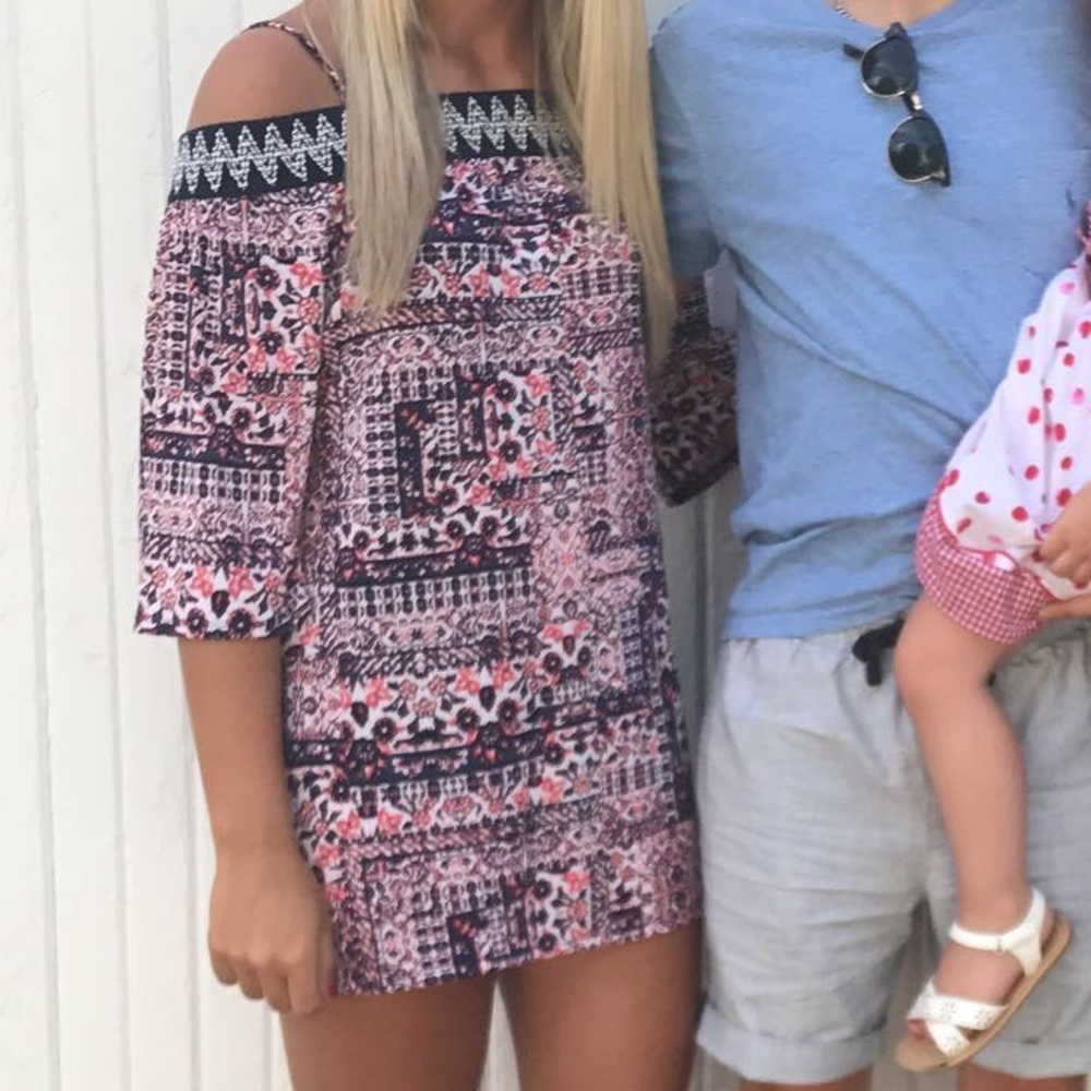 Off the shoulder dress